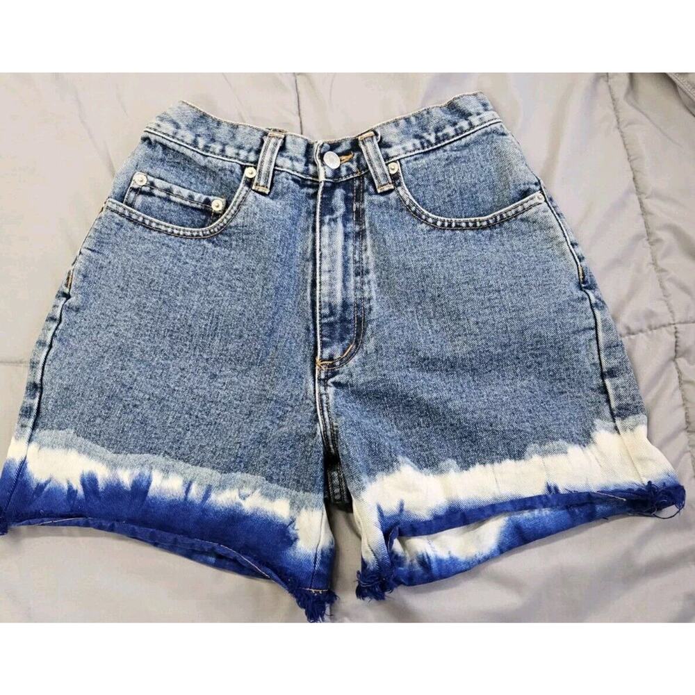 Pepe Jeans Womens Denim Shorts Blue Distressed Cut Off HemWash Women 7/8